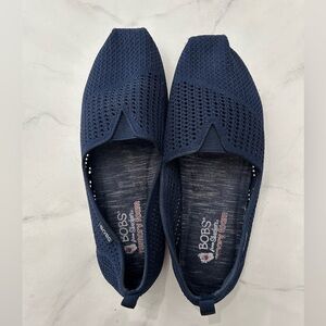 GUC Women’s BOBs by Skechers,  Size 9, Navy Blue.